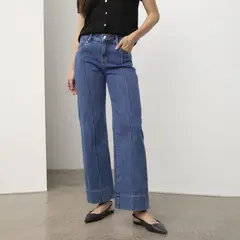 APOLOGY - Jeans Straight Tiro Medio Mujer