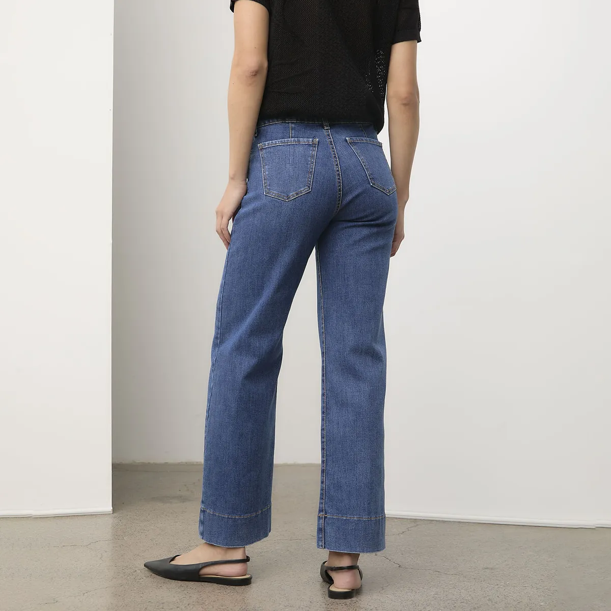APOLOGY - Jeans Straight Tiro Medio Mujer Apology