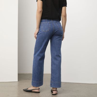 Imagen 2 del producto Jeans Straight Tiro Medio Mujer