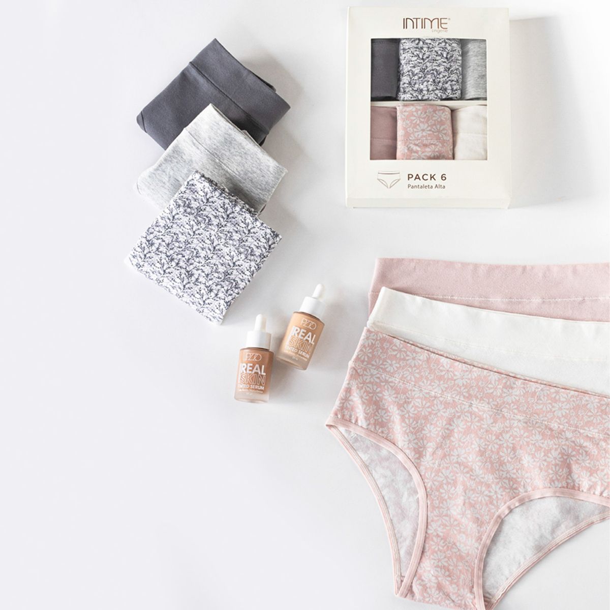 INTIME - Pack 6 Pantaletas Mujer Intime