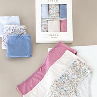 Pack 6 Pantaletas Mujer