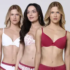 INTIME - Pack 3 Sostén Mujer