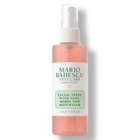 Bruma Hidratante Facial Con Agua De Rosas, Aloe Vera Y Hierbas.