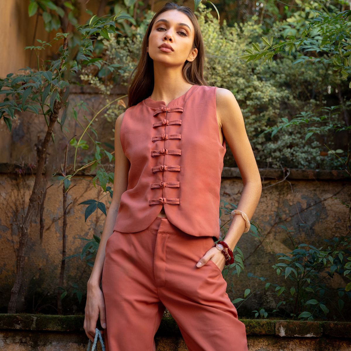 MARINA MIA - Blusa Sin Mangas Mujer Marina Mia