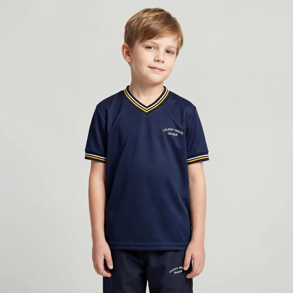 COLEGIO INGLES IQUIQUE - Polera Deporte Escolar Unisex Algodón