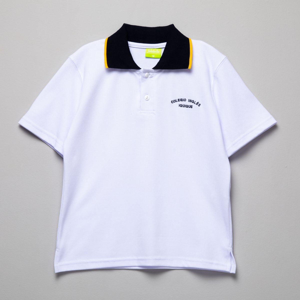 COLEGIO INGLES IQUIQUE - Polera Escolar Pique Unisex Niño Algodón Colegio Ingles Iquique