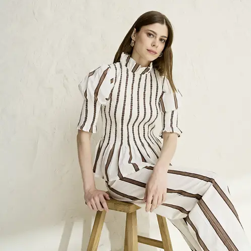 ROSSAMOLA - Blusa Algodón Mujer