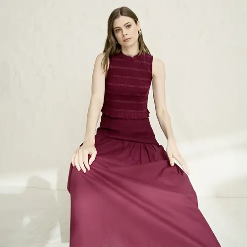 ROSSAMOLA - Blusa Alba Mujer