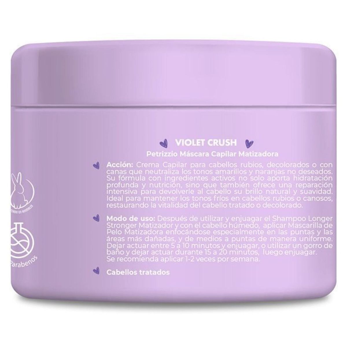 PETRIZZIO - Mascarilla Capilar Matizadora Violet Crush Petrizzio