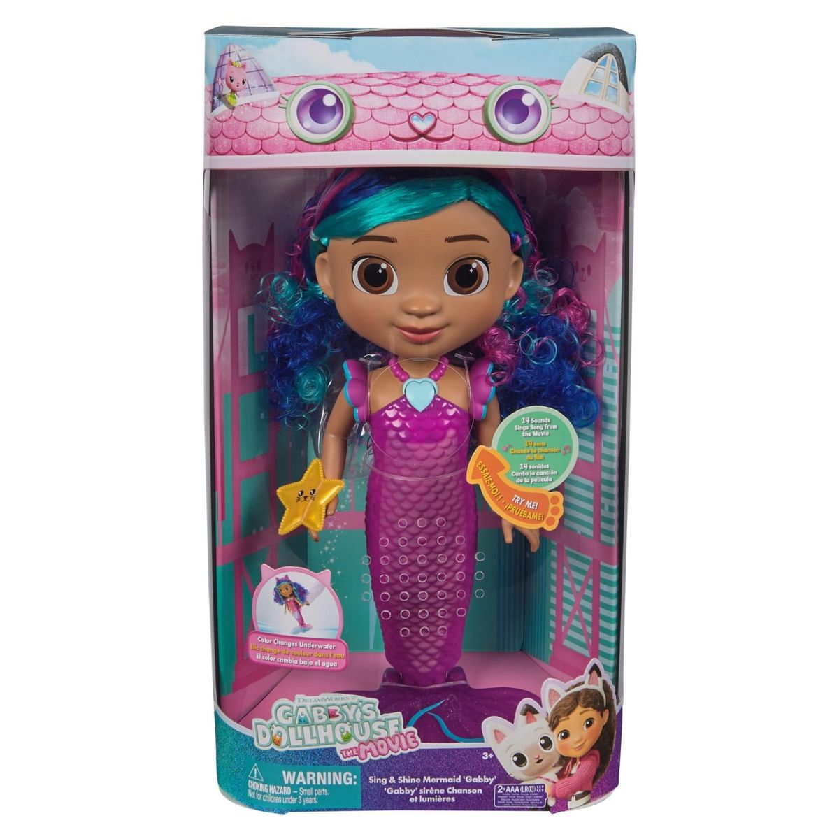 GABBYS DOLLHOUSE - Gabby Dh Pelicula Sirena Con Gabbys Dollhouse