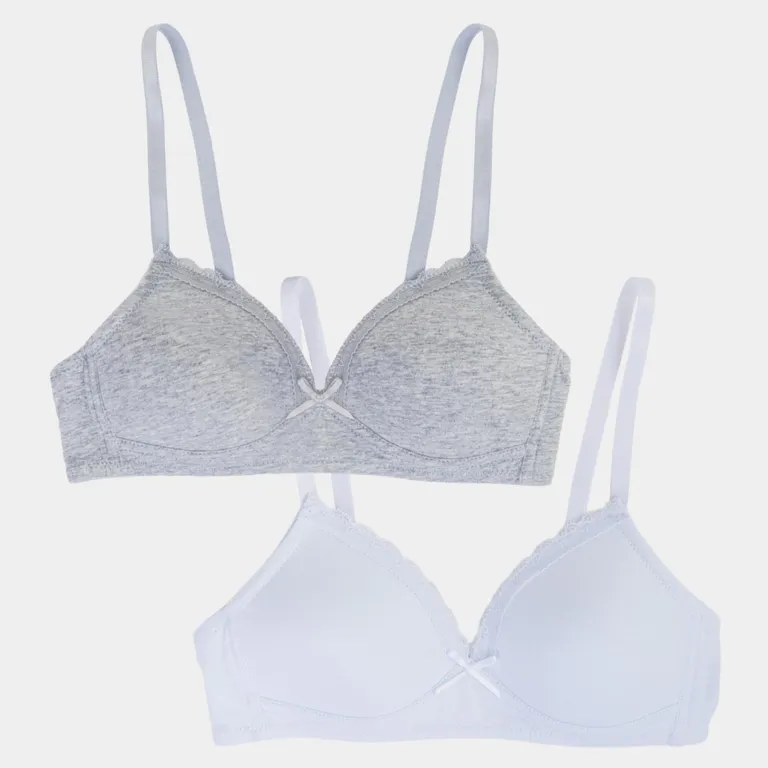 Pack De 2 Sostenes Niña Algodón