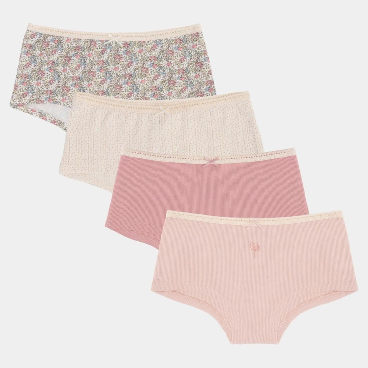 PALMERS - Pack De 4 Calzones Niña Algodón Palmers