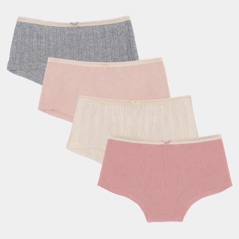 Pack De 4 Calzones Niña Algodón
