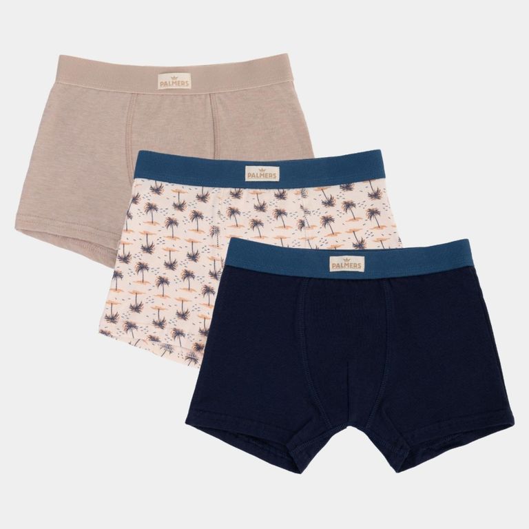 Pack De 3 Boxers Niño Algodón
