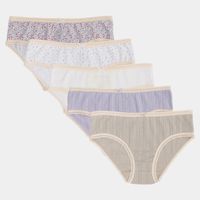 Pack De 5 Calzones Niña Algodón