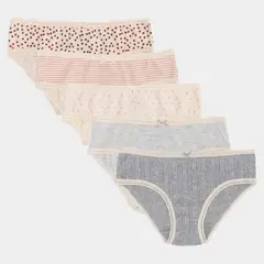 PALMERS - Pack De 5 Calzones Niña Algodón