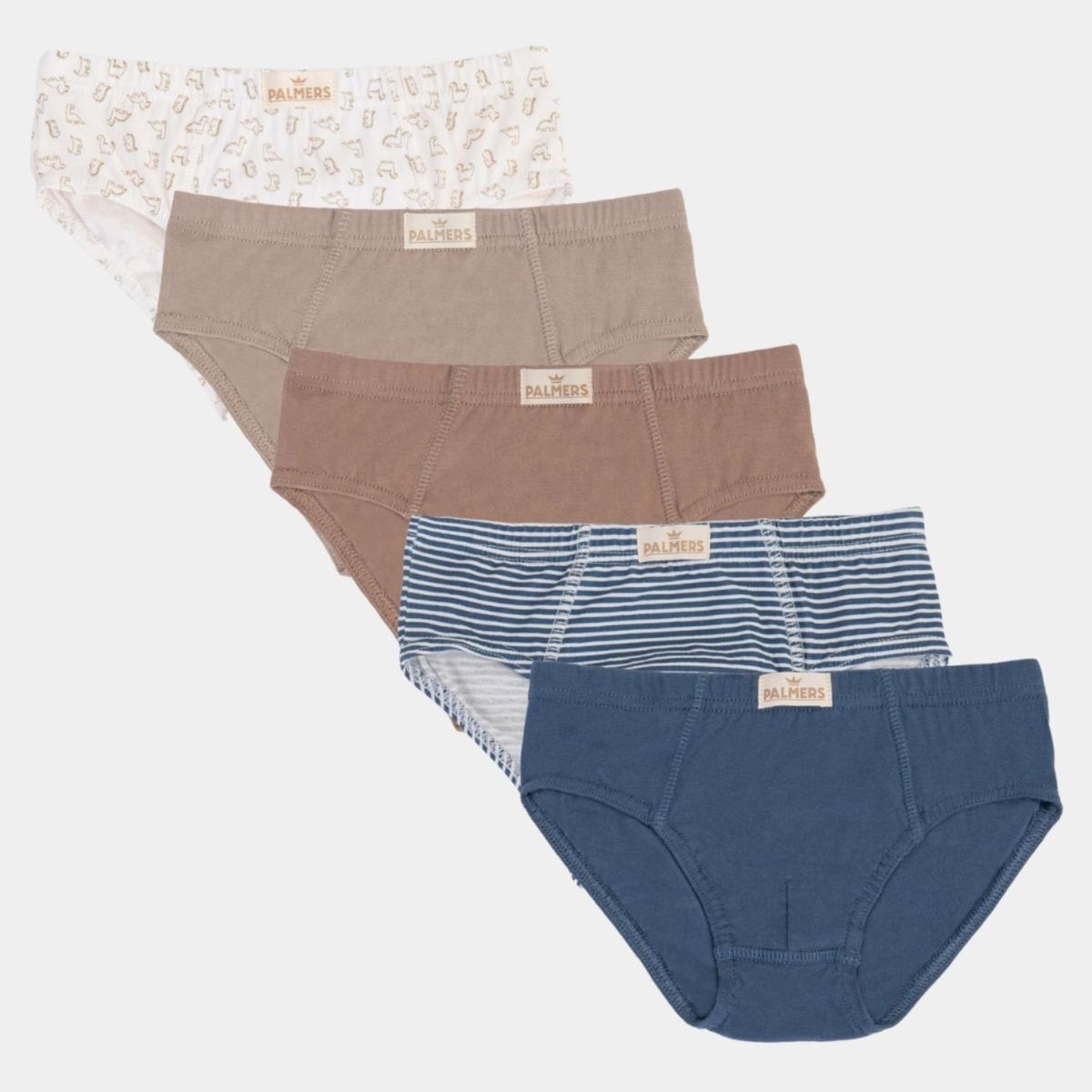 PALMERS - Pack 5 Slip Algodón Niño Palmers