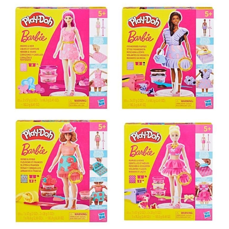 PLAY DOH Barbie Designer Dolls Ast