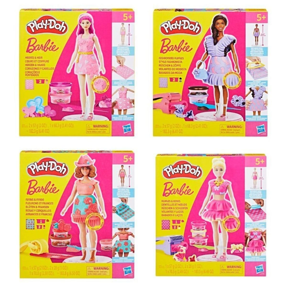PLAY DOH - Barbie Designer Dolls Ast Play Doh