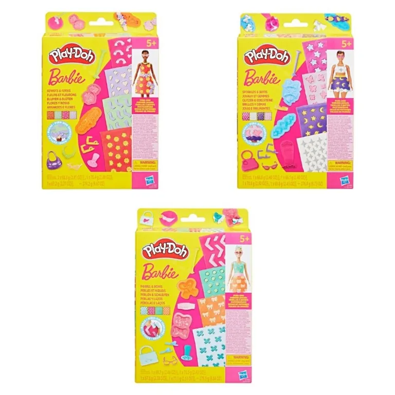 PLAY DOH Barbie Patrones de Diseñadora