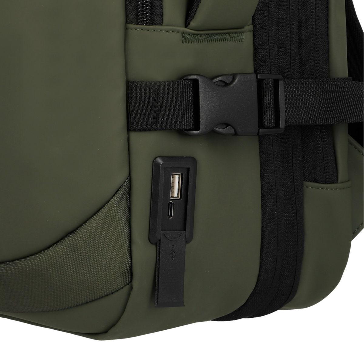 SAXOLINE - Mochila de Viaje Urbanite 5SX Verde Oliva 16" Saxoline