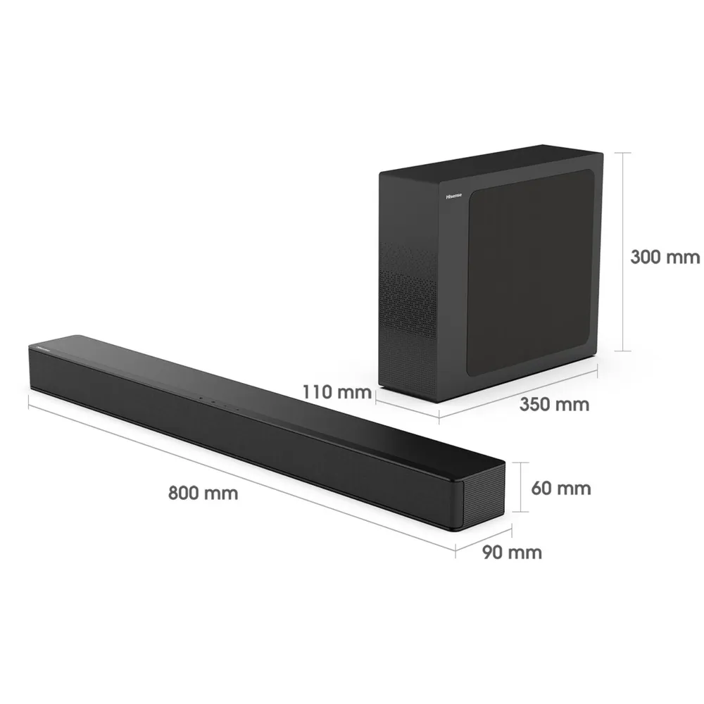 Hisense Soundbar HS2100 Negro, foto 2