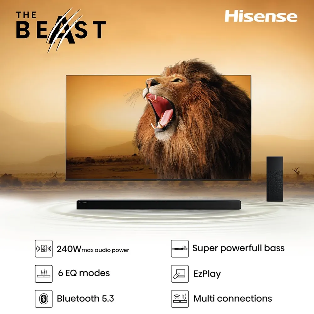 Hisense Soundbar HS2100 Negro, foto 3