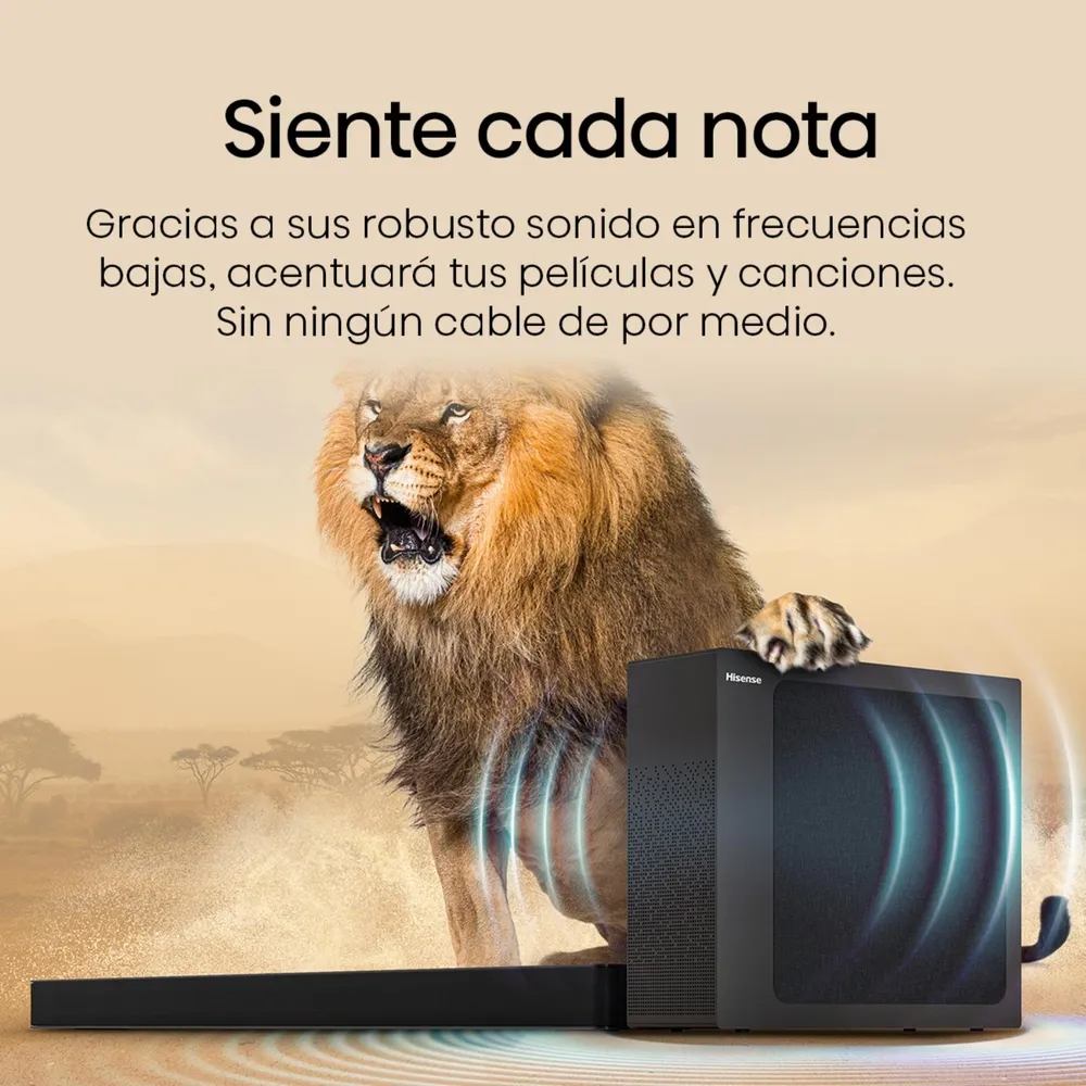 Hisense Soundbar HS2100 Negro, foto 4