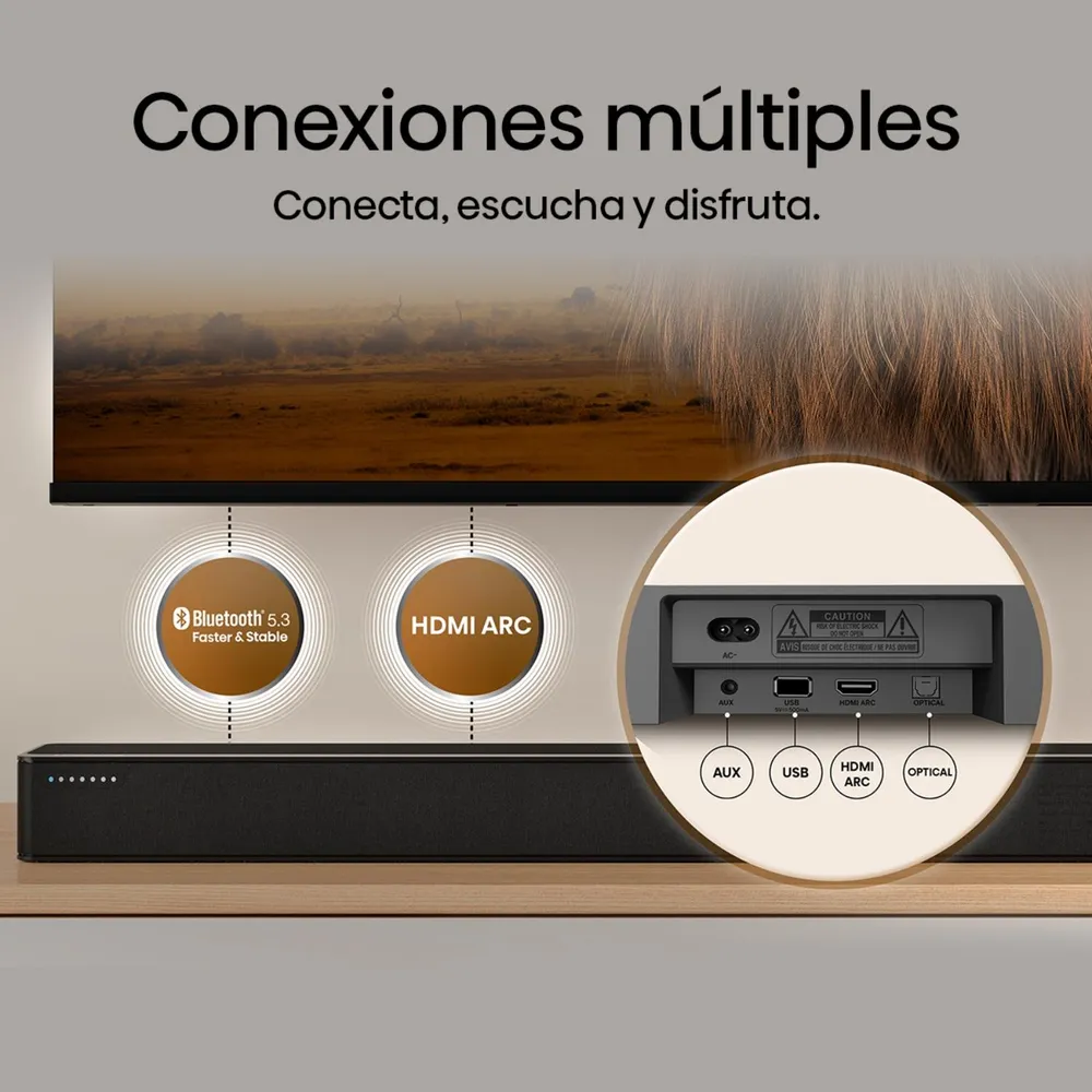 Hisense Soundbar HS2100 Negro, foto 5