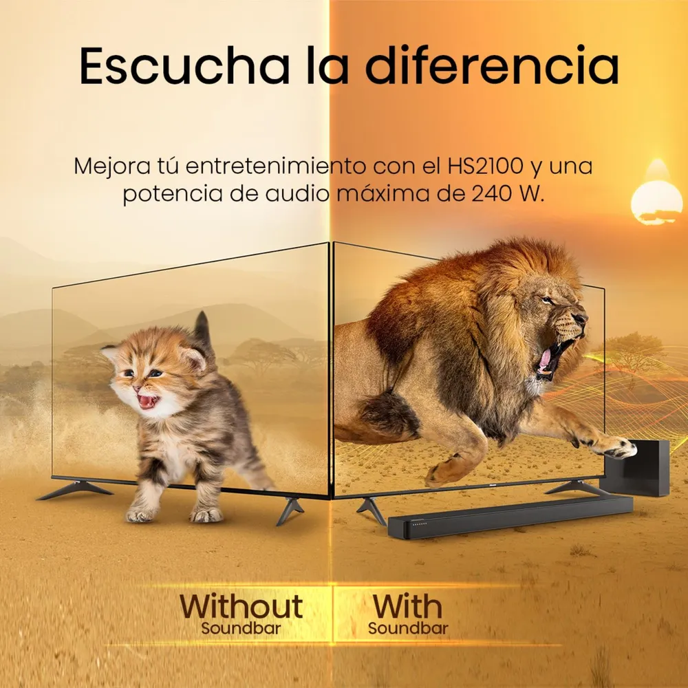 Hisense Soundbar HS2100 Negro, foto 8