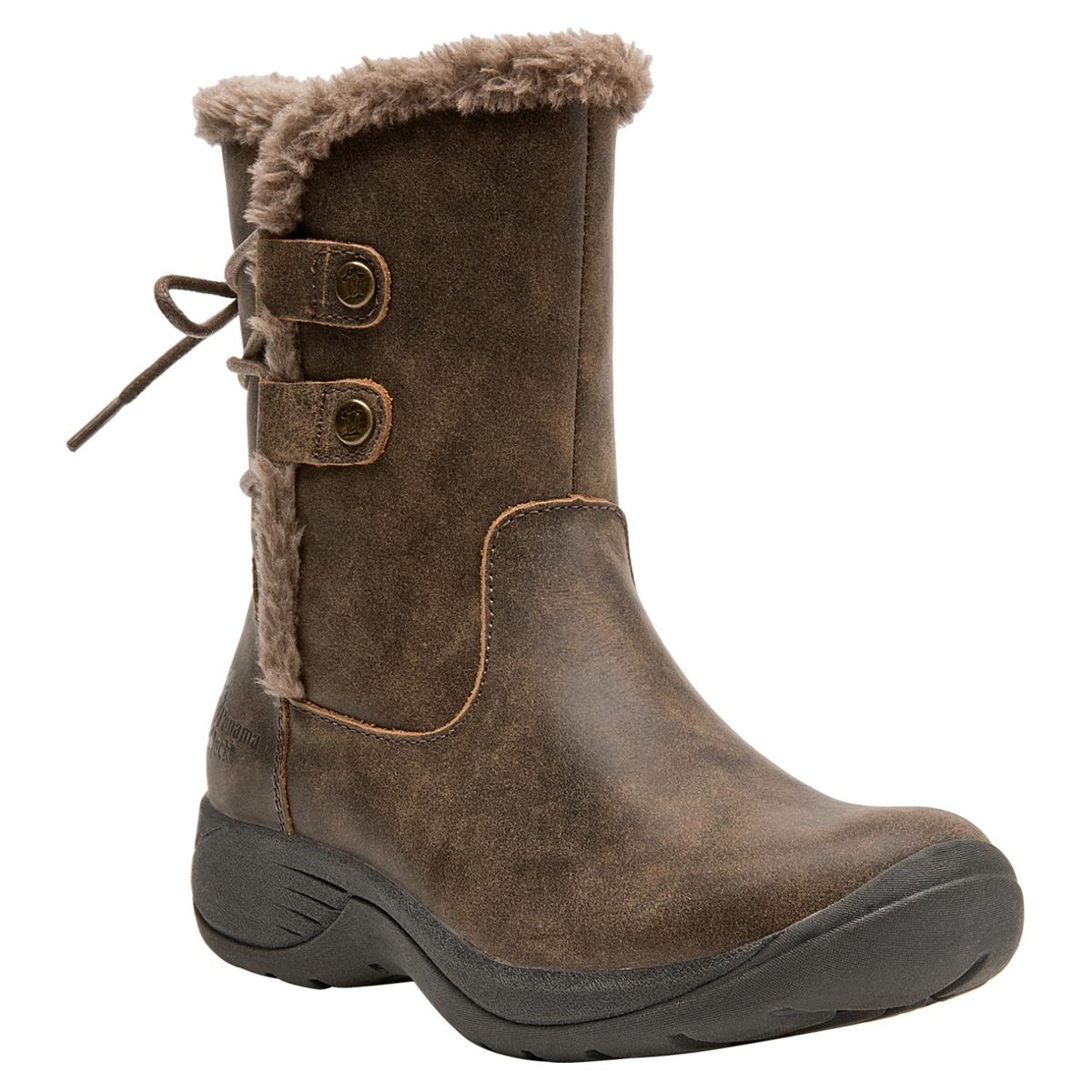 PANAMA JACK - Bota Mujer Cuero Café Panama Jack