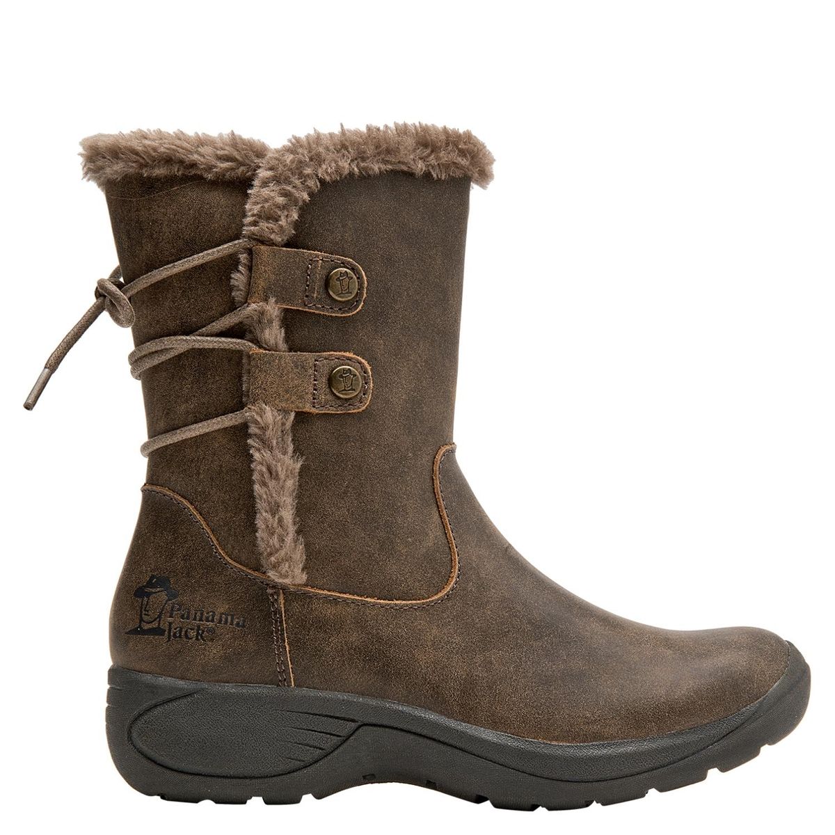 PANAMA JACK - Bota Mujer Cuero Café Panama Jack