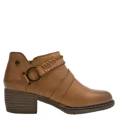 PANAMA JACK - Botin Mujer Cuero Caramelo