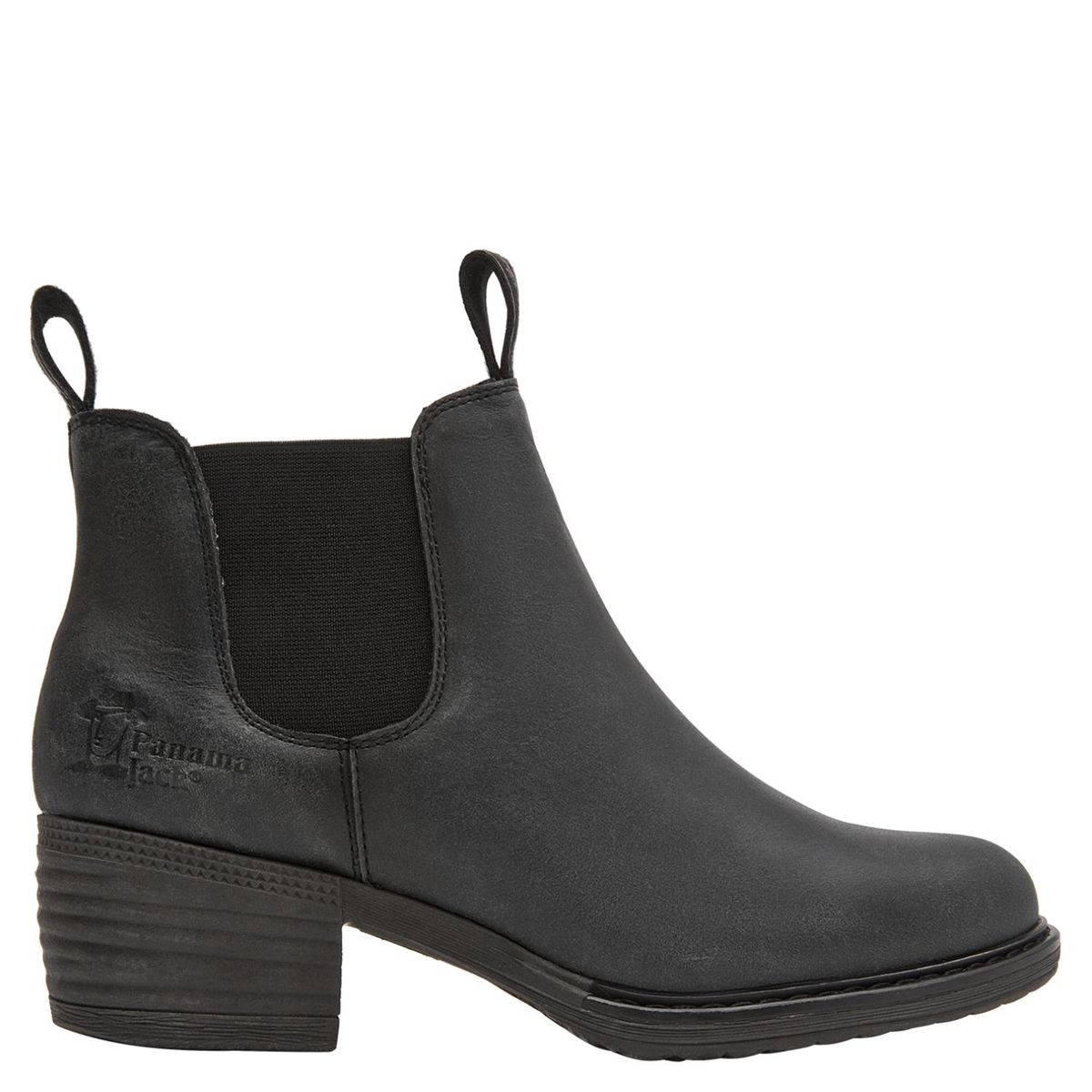 PANAMA JACK - Botin Mujer Cuero Negro Panama Jack
