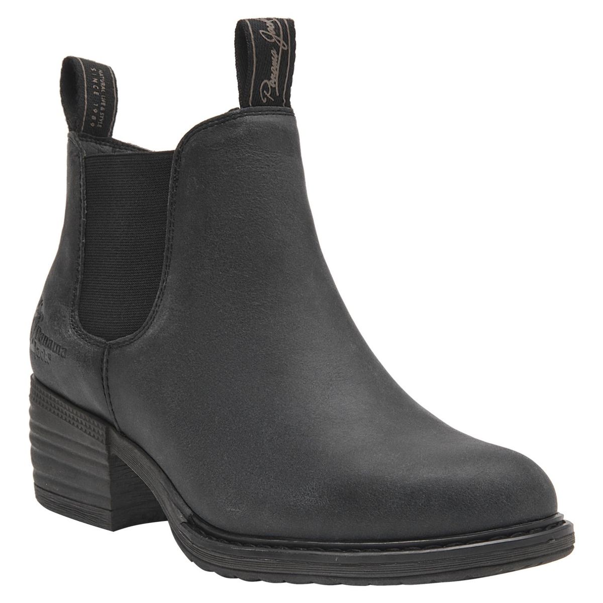 PANAMA JACK - Botin Mujer Cuero Negro Panama Jack