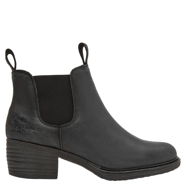 PANAMA JACK Botin Mujer Cuero Negro