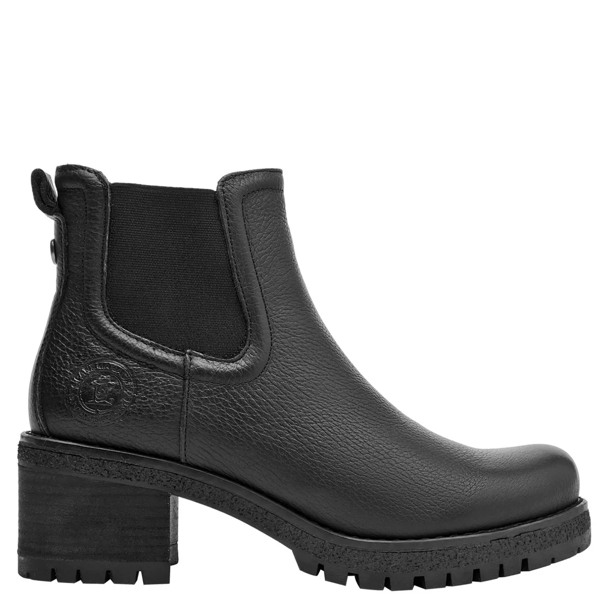 PANAMA JACK - Botin Mujer Cuero Negro Panama Jack