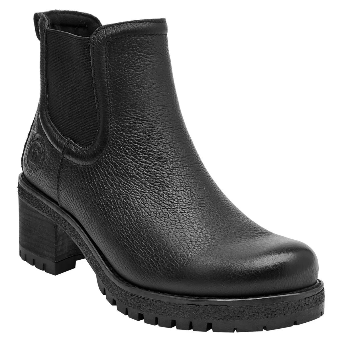 PANAMA JACK - Botin Mujer Cuero Negro Panama Jack