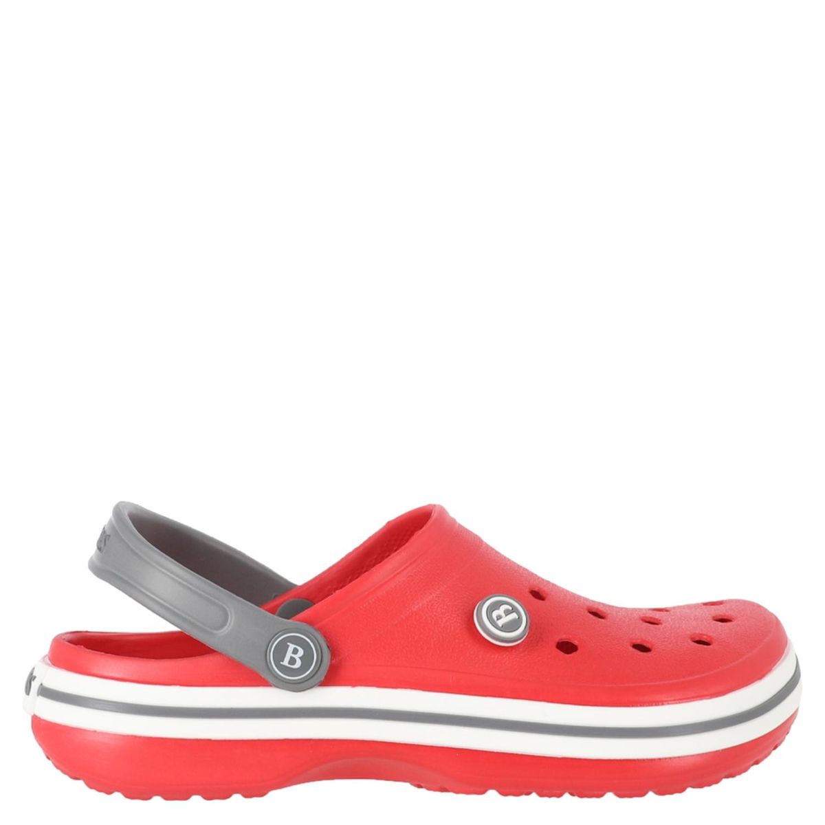 BAMERS - Zuecos Unisex Niño Rojo (30 A 35) Bamers
