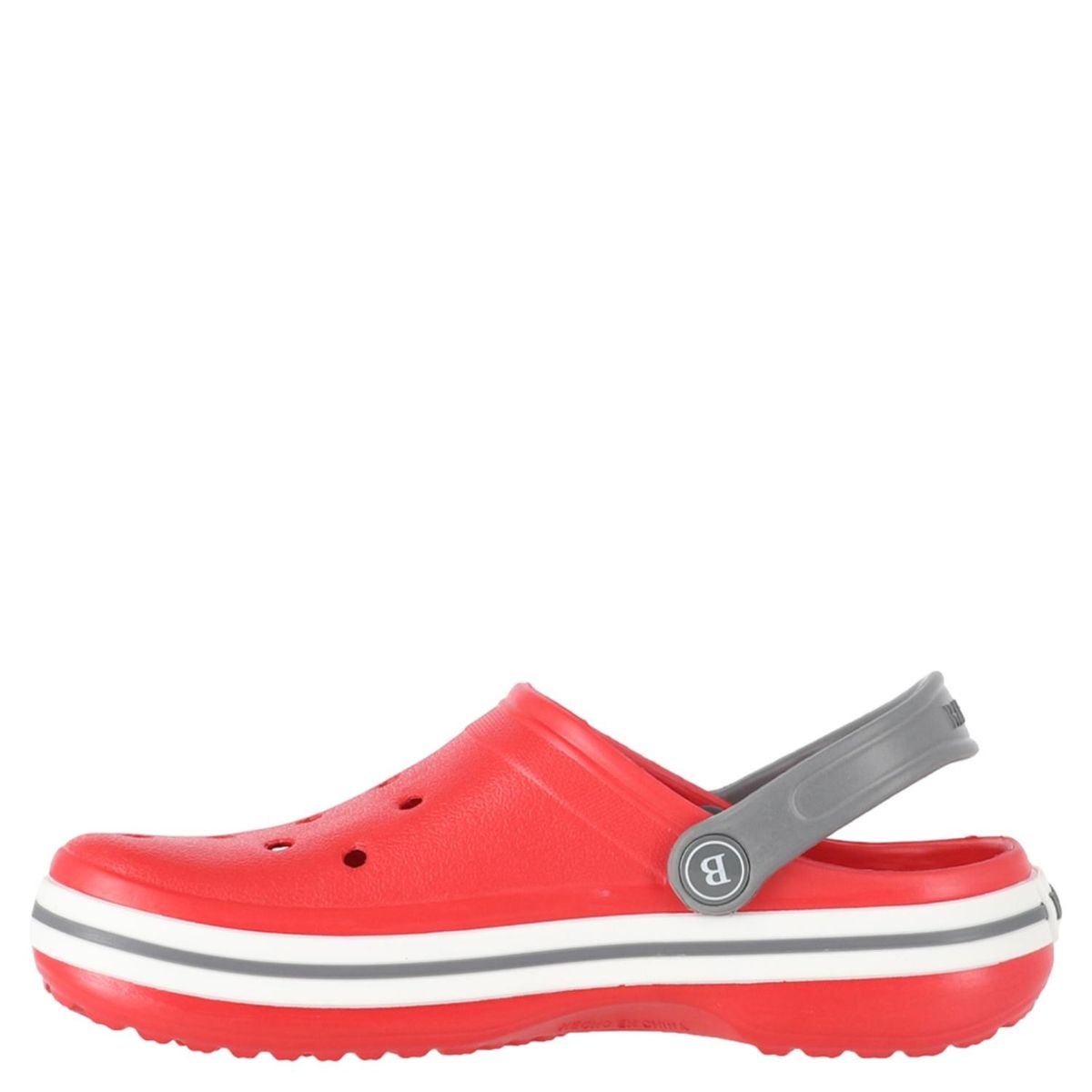 BAMERS - Zuecos Unisex Niño Rojo (30 A 35) Bamers