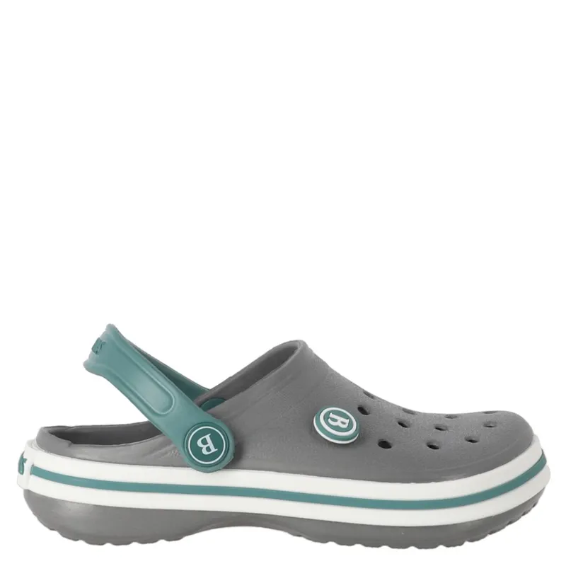 BAMERS - Zuecos Unisex Niño Gris (25 A 29) Bamers