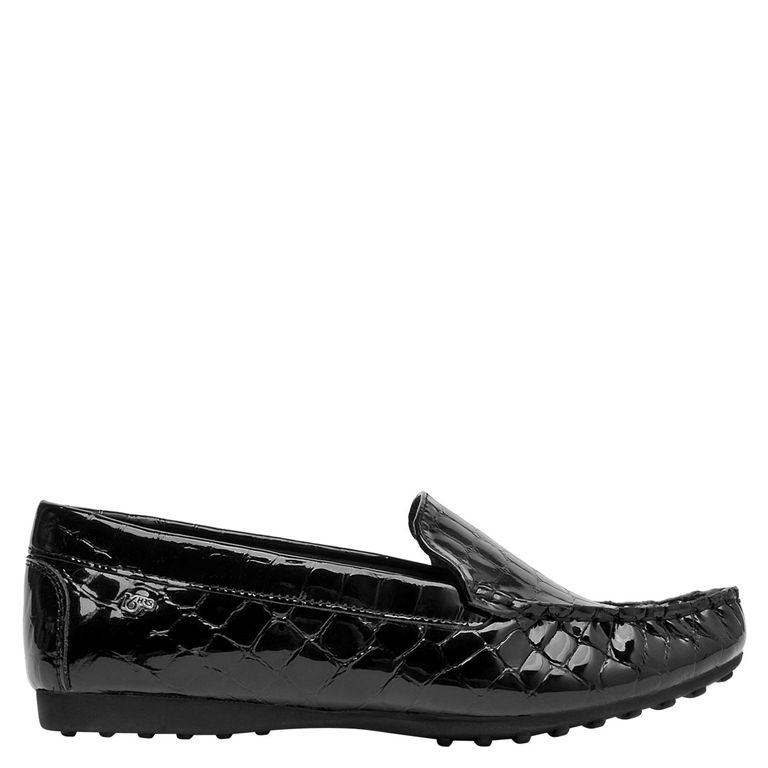 16 HRS Zapato Casual Mujer Cuero Negro