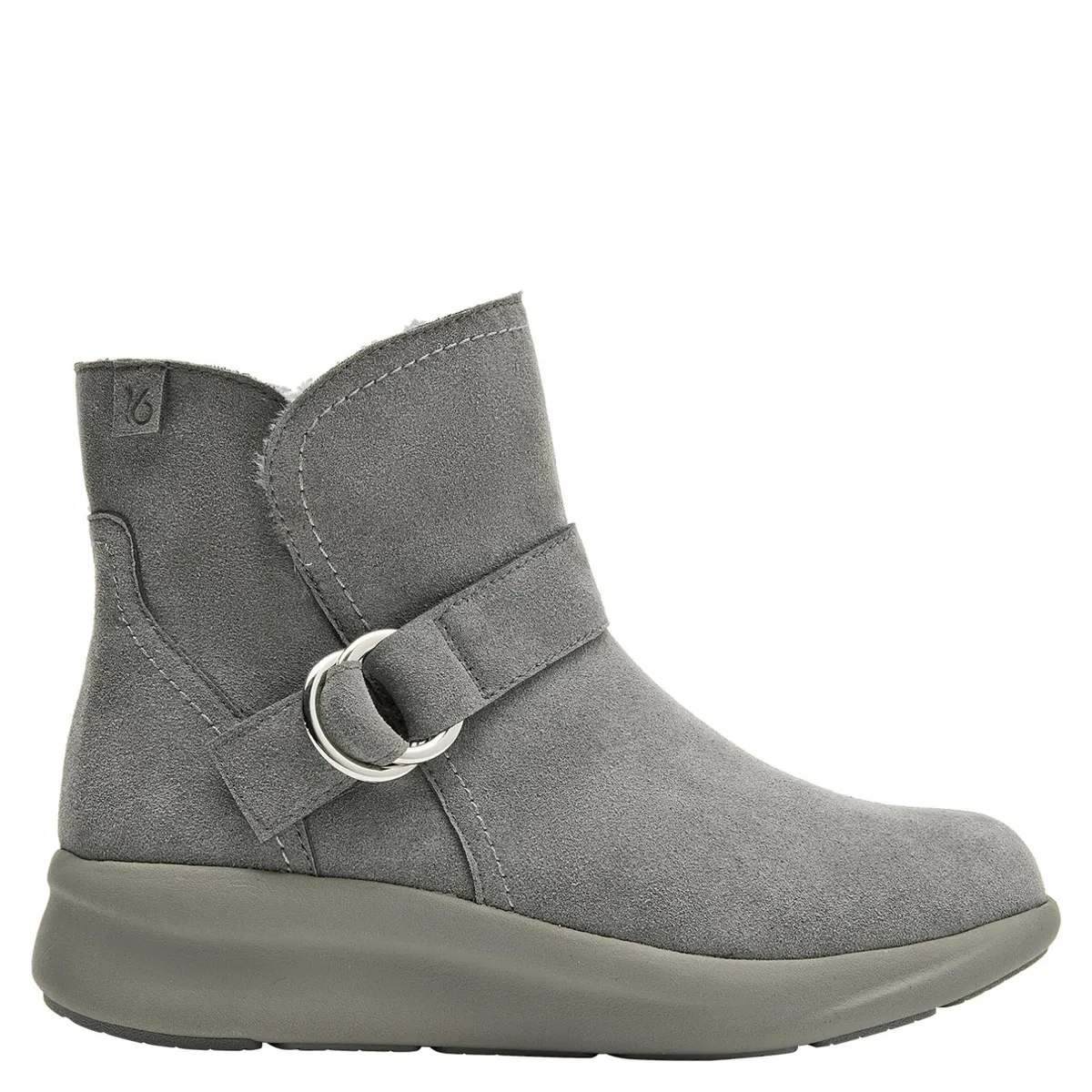16 HRS - Botin Mujer Cuero Gris 16 Hrs