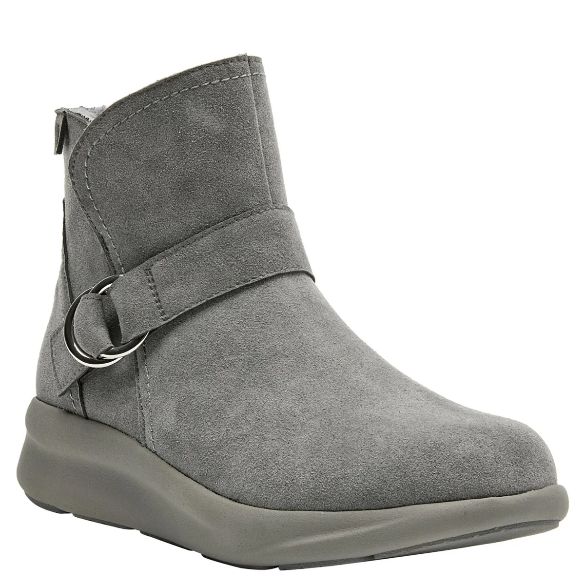 16 HRS - Botin Mujer Cuero Gris 16 Hrs