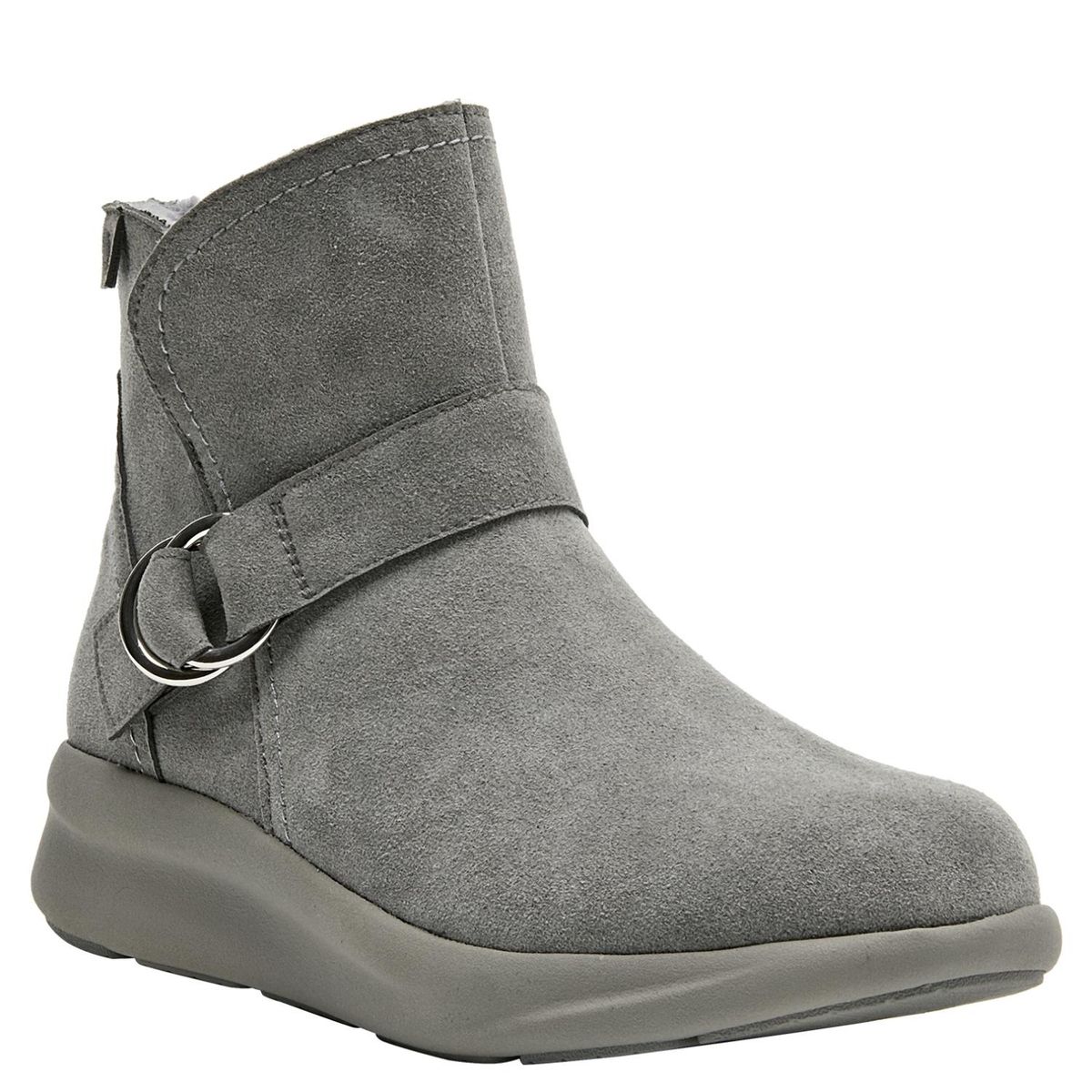 16 HRS - Botin Mujer Cuero Gris 16 Hrs
