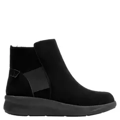 16 HRS - Botin Mujer Cuero Negro