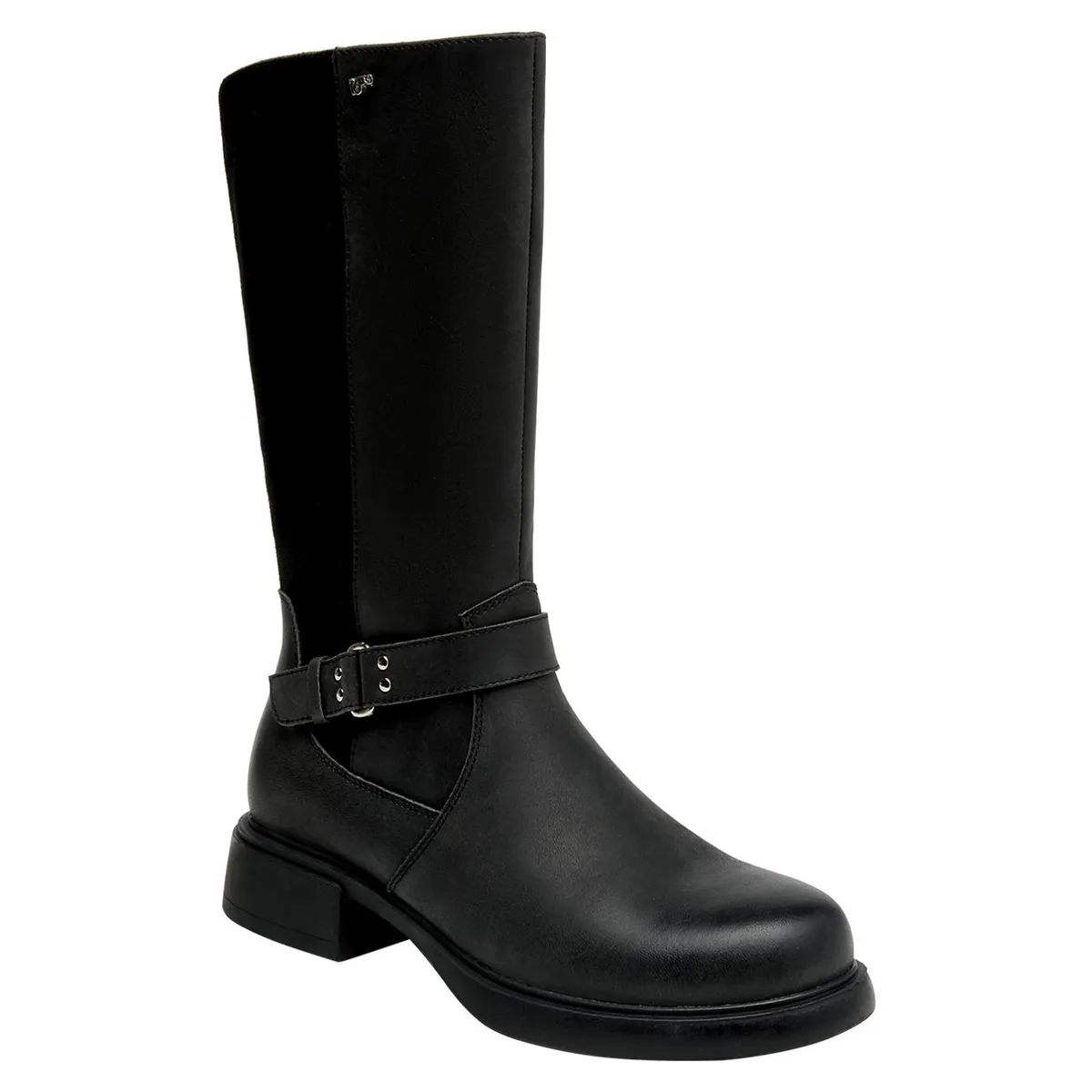 16 HRS - Bota Mujer Cuero Negro 16 Hrs