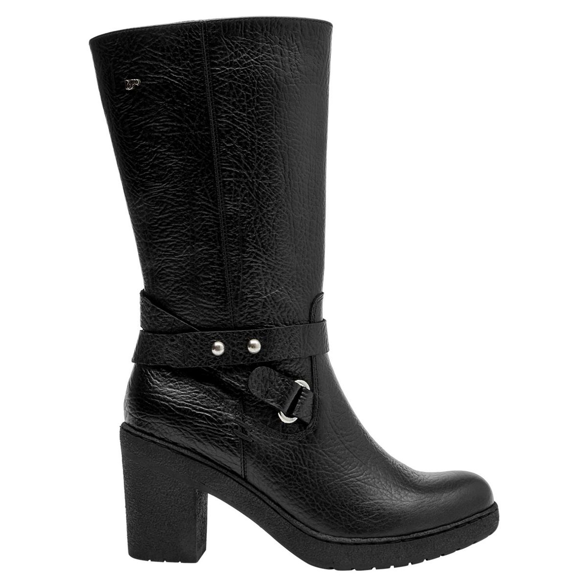 16 HRS - Bota Mujer Cuero Negro 16 Hrs
