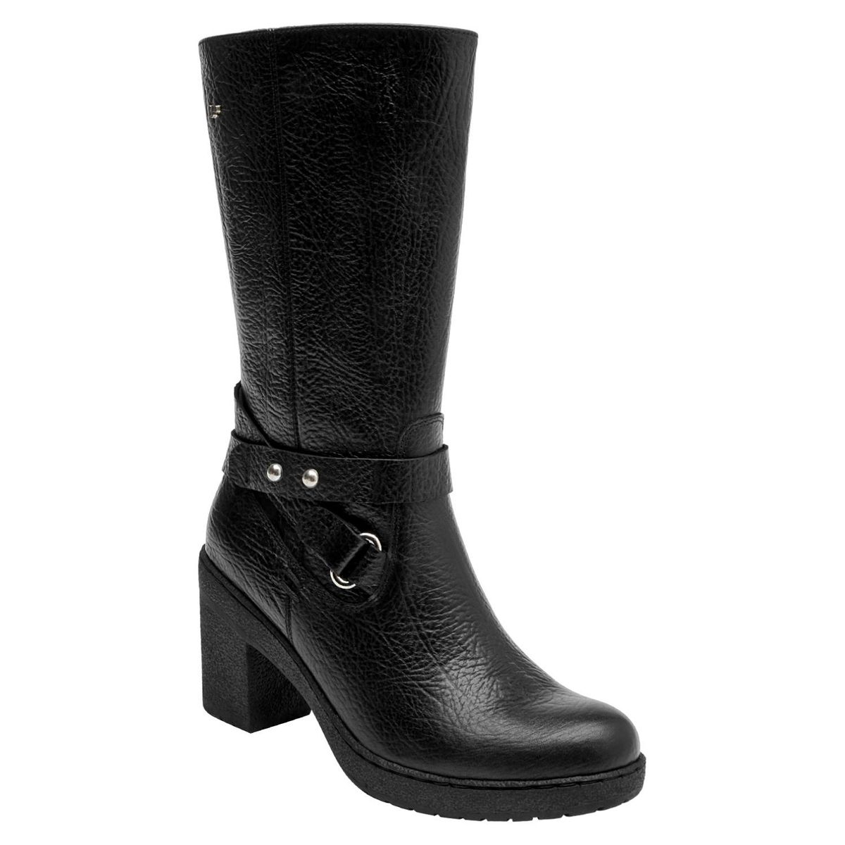 16 HRS - Bota Mujer Cuero Negro 16 Hrs