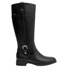 16 HRS - Bota Mujer Cuero Negro